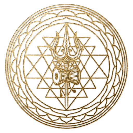 Bhagirathi — Sri Yantra emblem with Trishul